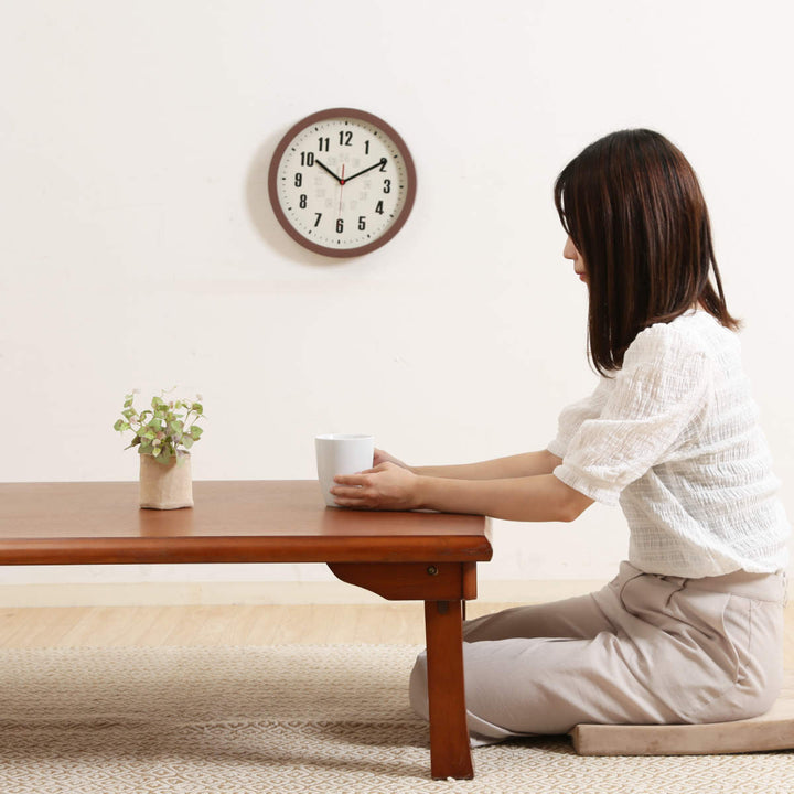 ローテーブル幅120×奥行75×高さ34cm折脚和風座卓