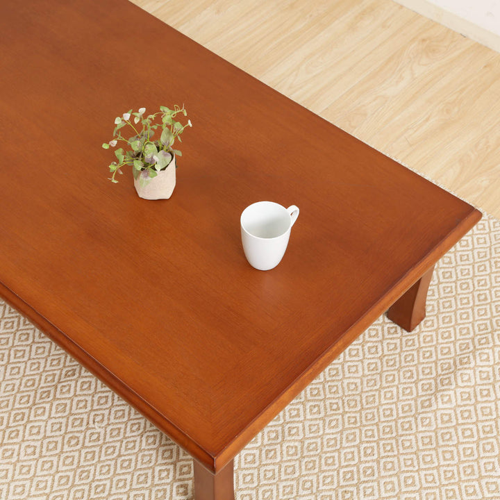 ローテーブル幅120×奥行75×高さ34cm折脚和風座卓