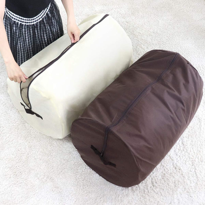 布団収納袋掛け布団用円筒型収納袋布団収納ケース省スペース当店オリジナル商品
