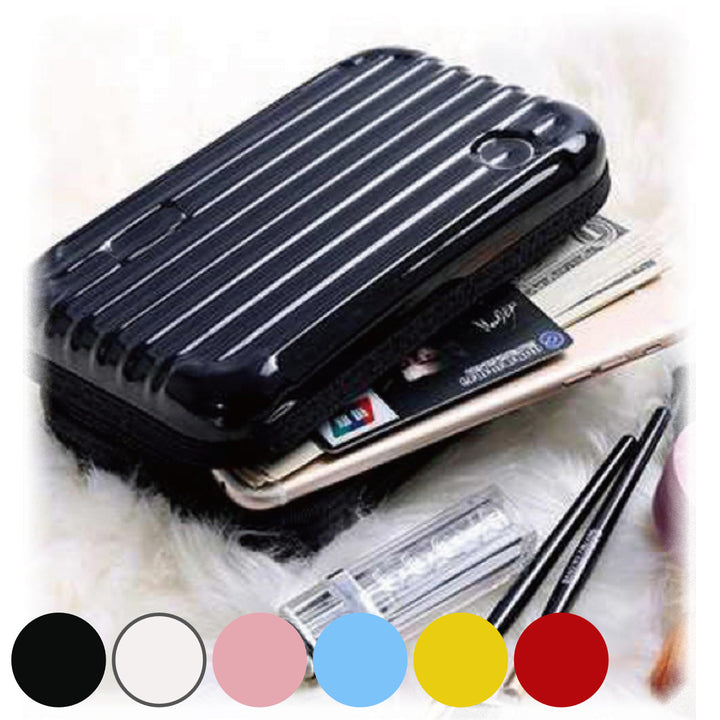 ポーチミニスーツケース型マルチポーチ内ポケット保護丈夫