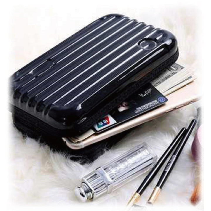 ポーチミニスーツケース型マルチポーチ内ポケット保護丈夫