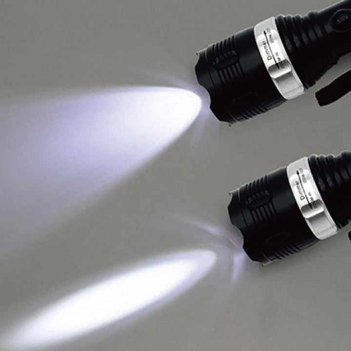 懐中電灯COBズームライトワイド照射スポット照射75ルーメン