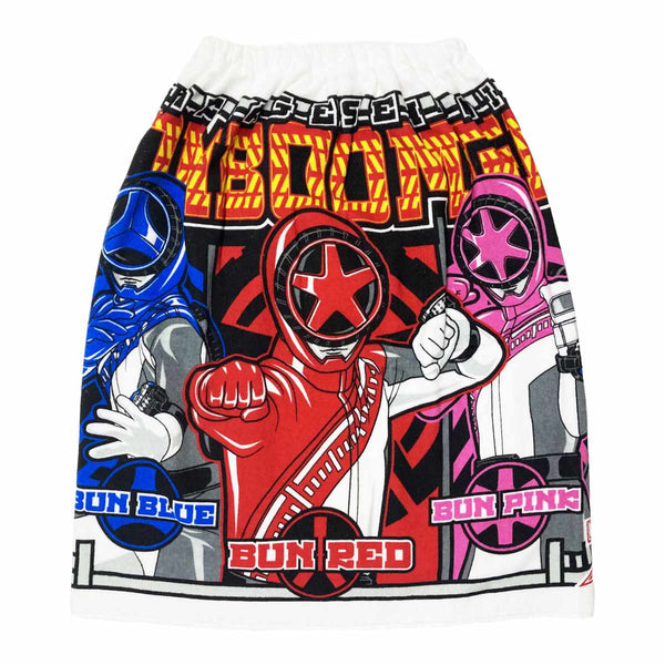 巻きタオル爆上戦隊ブンブンジャー60×110cm