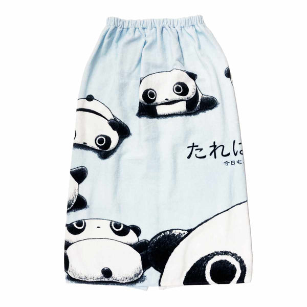 巻きタオルたれぱんだビッグフェイス柄80×110cm
