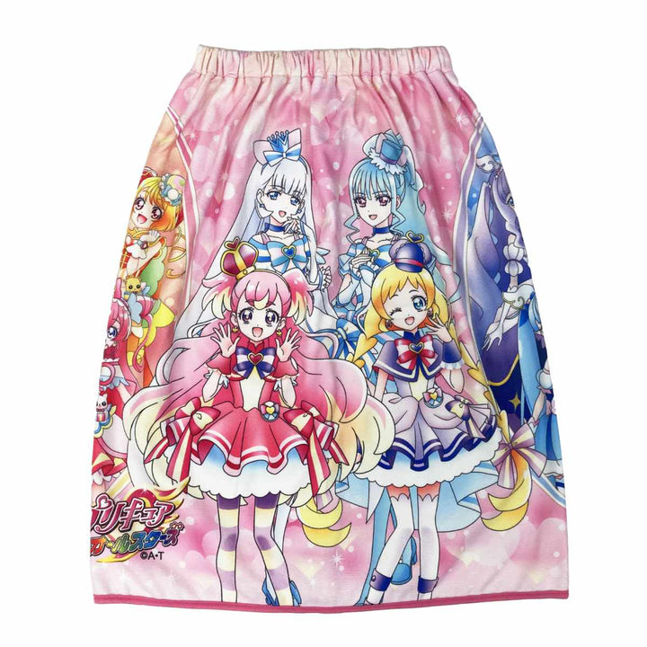 巻きタオルプリキュアオールスターズマイクロファイバー60×110cm