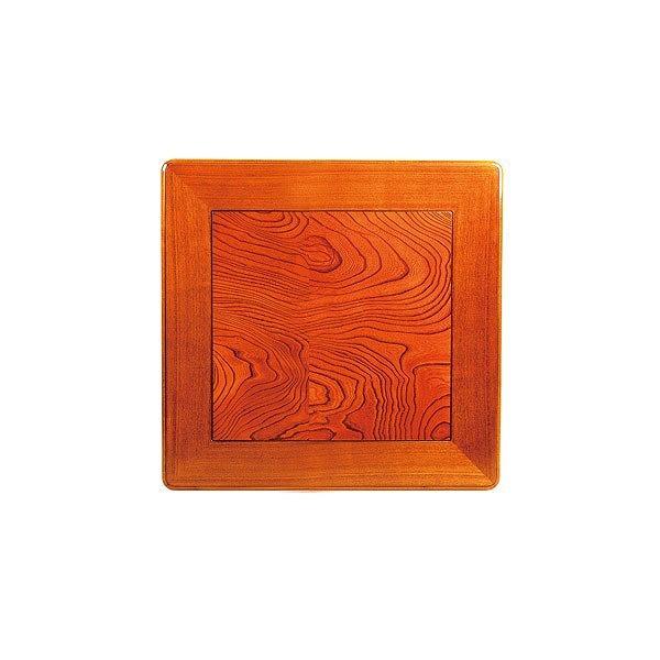 こたつ用天板幅90cm正方形木製ケヤキ突板日本製