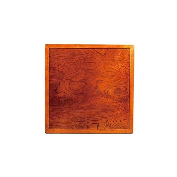 こたつ用天板幅75cm正方形木製ケヤキ突板両面仕上日本製