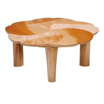 座卓 円形 直径90cm 木製 チェリー 日本製 家具調こたつ