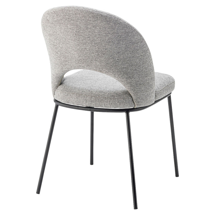 ダイニングチェア座面高46cmスチール脚