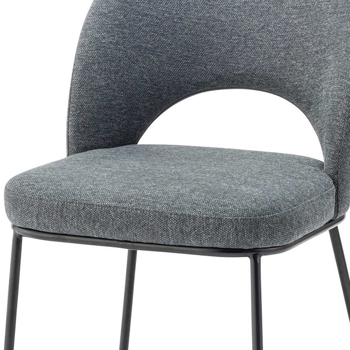 ダイニングチェア座面高46cmスチール脚