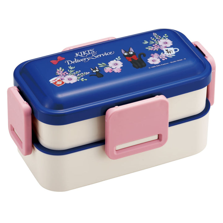 弁当箱2段600ml抗菌2段ふわっと弁当箱魔女の宅急便フレンチ