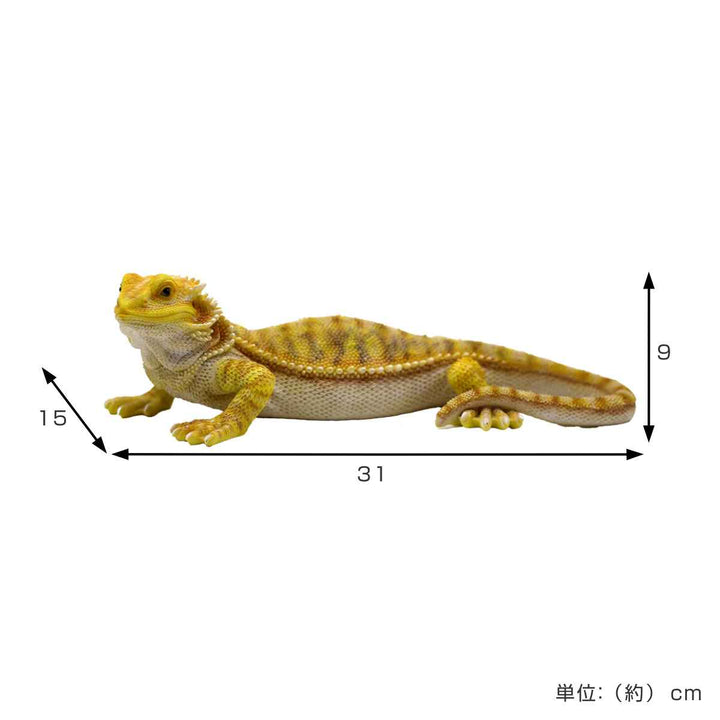 オブジェフトアゴヒゲトカゲペットバンク貯金箱