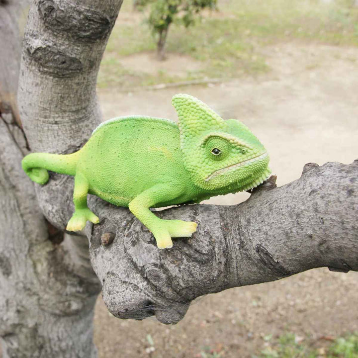 オブジェカメレオンペットバンク貯金箱