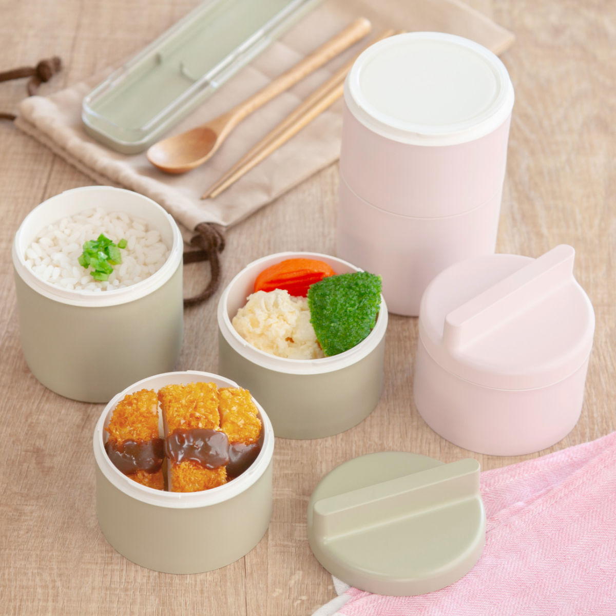 弁当箱 3段 600ml tutu 3段ランチボックス – ハウジー