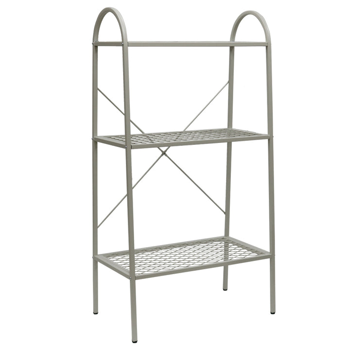 オープンスチールラック3段メッシュ撥水ガーデン