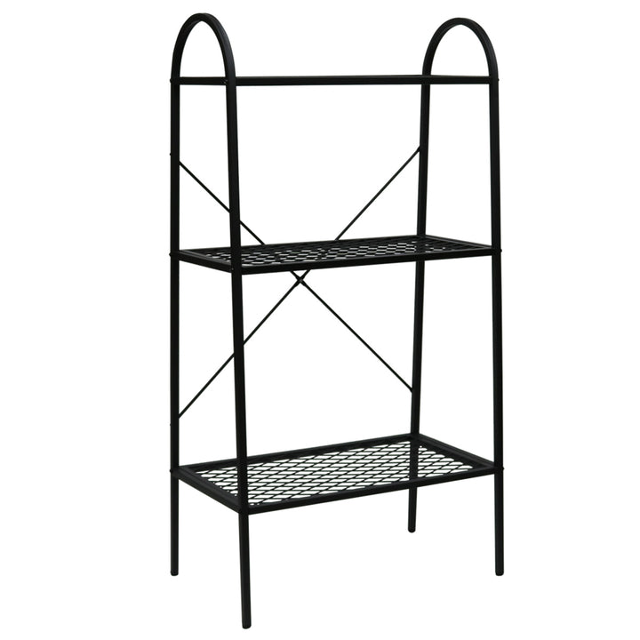 オープンスチールラック3段メッシュ撥水ガーデン