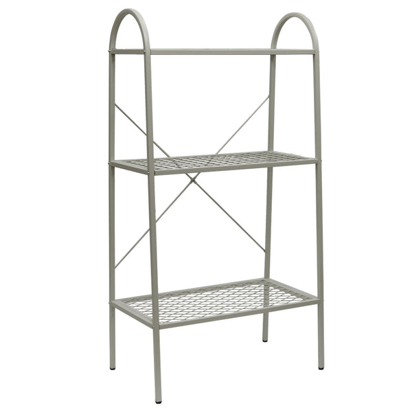 オープンスチールラック3段メッシュ撥水ガーデン