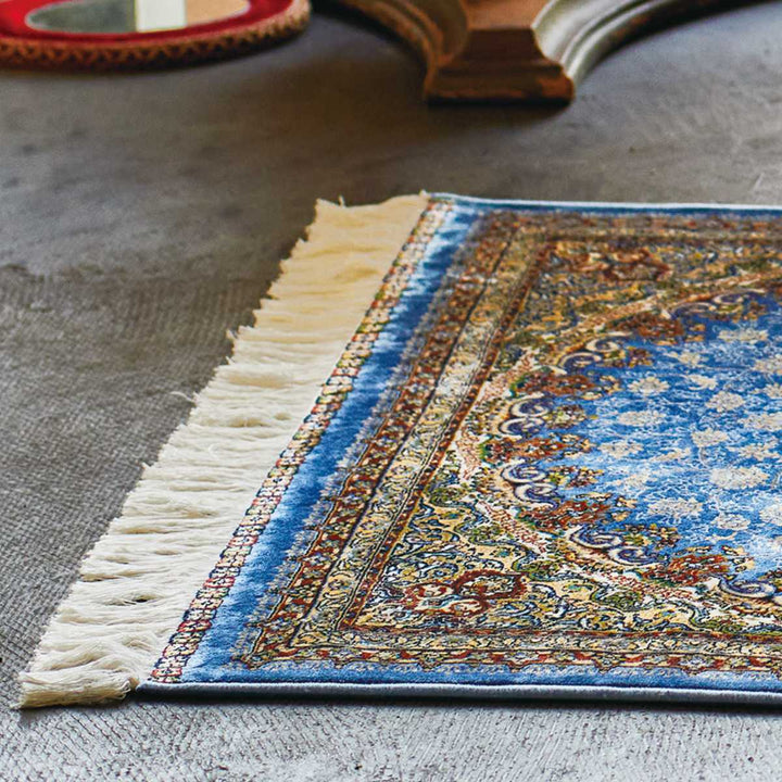 インテリアマットラグマットミュゼウィルトン織り50×80cmメダリオン柄