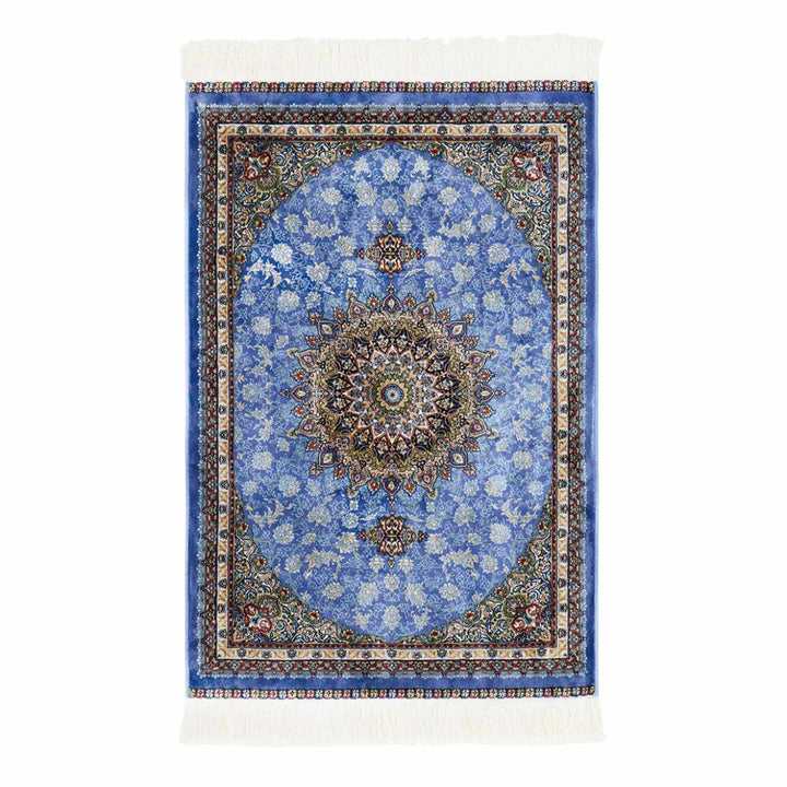 インテリアマットラグマットミュゼウィルトン織り50×80cmメダリオン柄