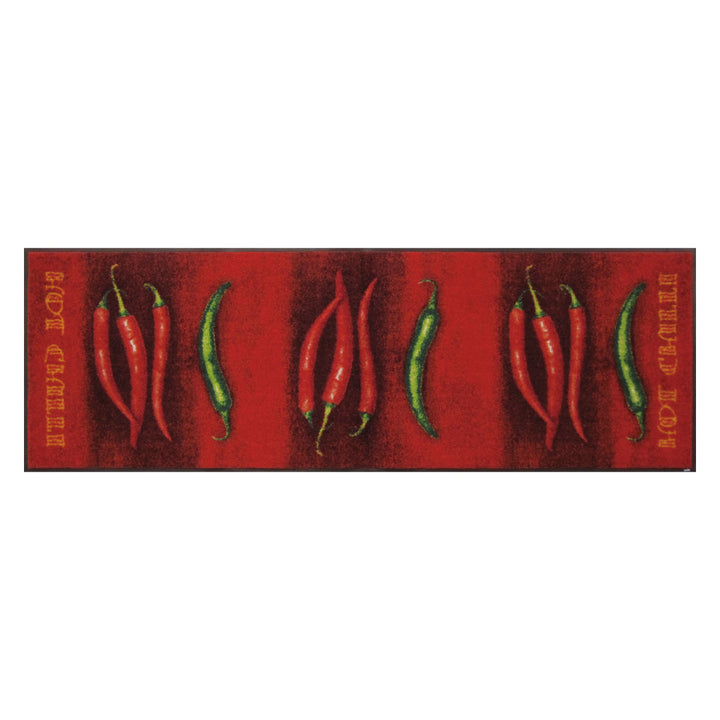 キッチンマットwash＋dryウォッシュアンドドライHotChili屋内屋外兼用60×180cm