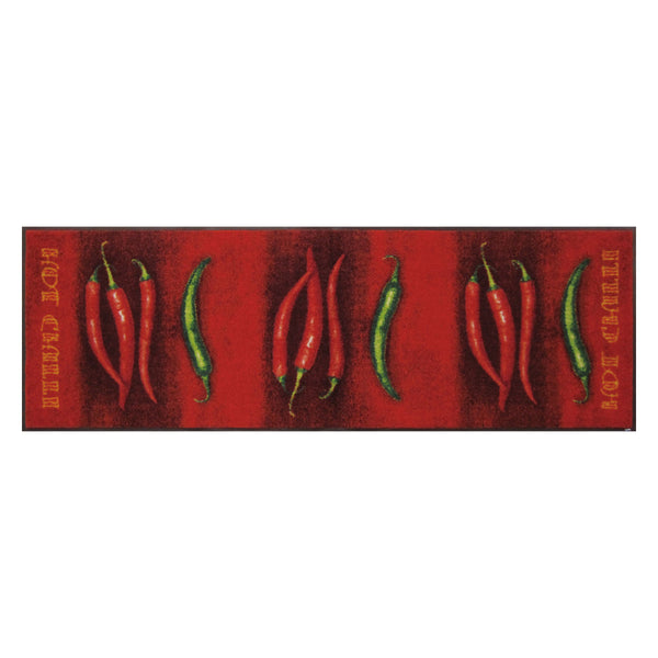 キッチンマットwash＋dryウォッシュアンドドライHotChili屋内屋外兼用60×180cm