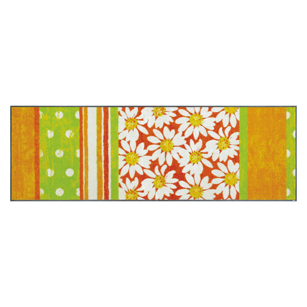 キッチンマットwash＋dryウォッシュアンドドライBellis屋内屋外兼用60×180cm