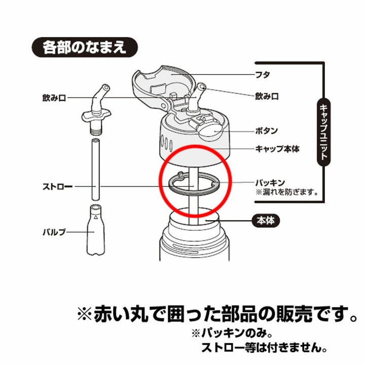 パッキン水筒部品サーモス(thermos)FEQ・FEP・FFI・FHI用