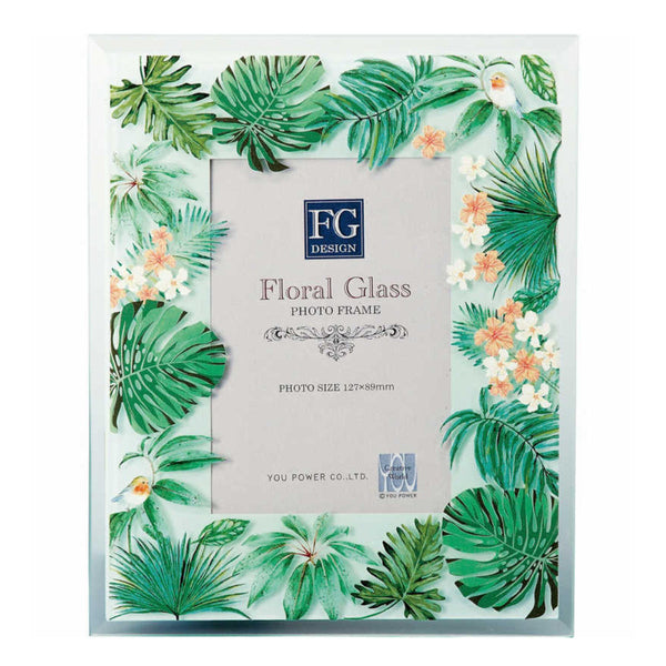 フォトフレームFGデザインL判ボタニカルガラス