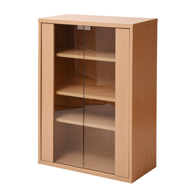 ディスプレイラック 幅60cm 本棚 ガラス扉 ボックスラックシリーズ