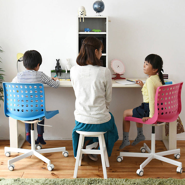 学習机コンパクトツインデスク勉強机witsラック・チェスト付