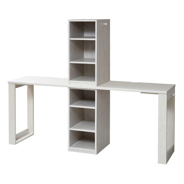 学習机コンパクトツインデスク勉強机witsラック付