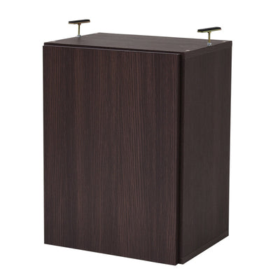 上置き棚 本棚 扉付き 幅41.5cm 全棚可動 ブックガード付