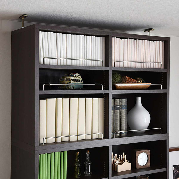 上置き棚本棚幅81cm全棚可動ブックガード付