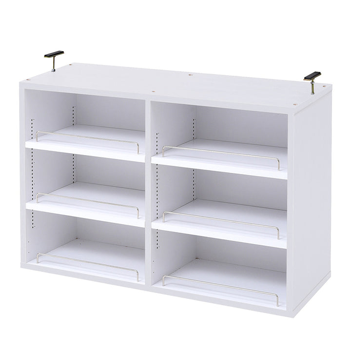 上置き棚本棚幅81cm全棚可動ブックガード付