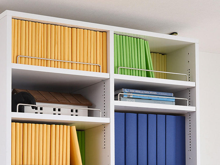 上置き棚本棚幅81cm全棚可動ブックガード付