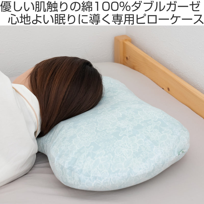 専用枕カバー花柄エネタンダブルガーゼ綿100％日本製