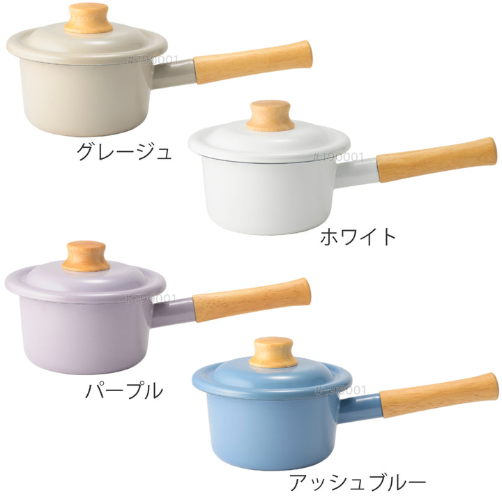 ミルクパン14cmIH対応CottonPlus富士ホーローHoneyWare