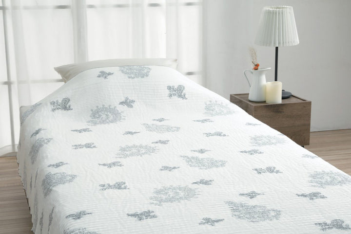 ガーゼケットシングル綿100％シール織り洗濯OK日本製きぎの暮らし