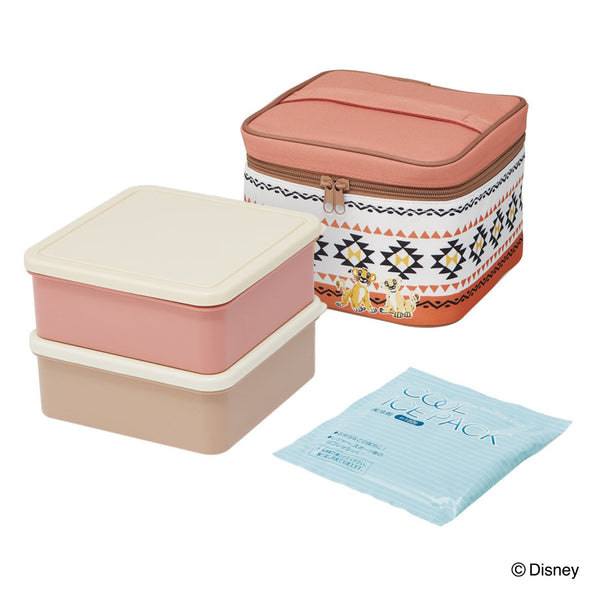 お重2段940ml保冷バッグ付行楽ランチセットライオンキング