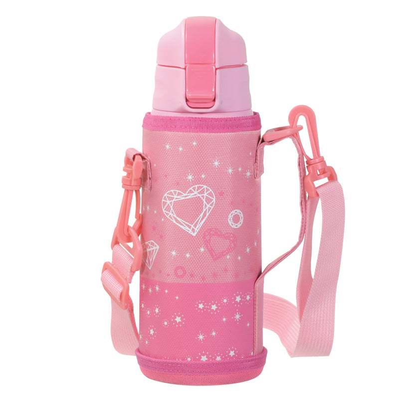 水筒 600ml キッズチャージャー ダイレクトボトル ポーチ付き