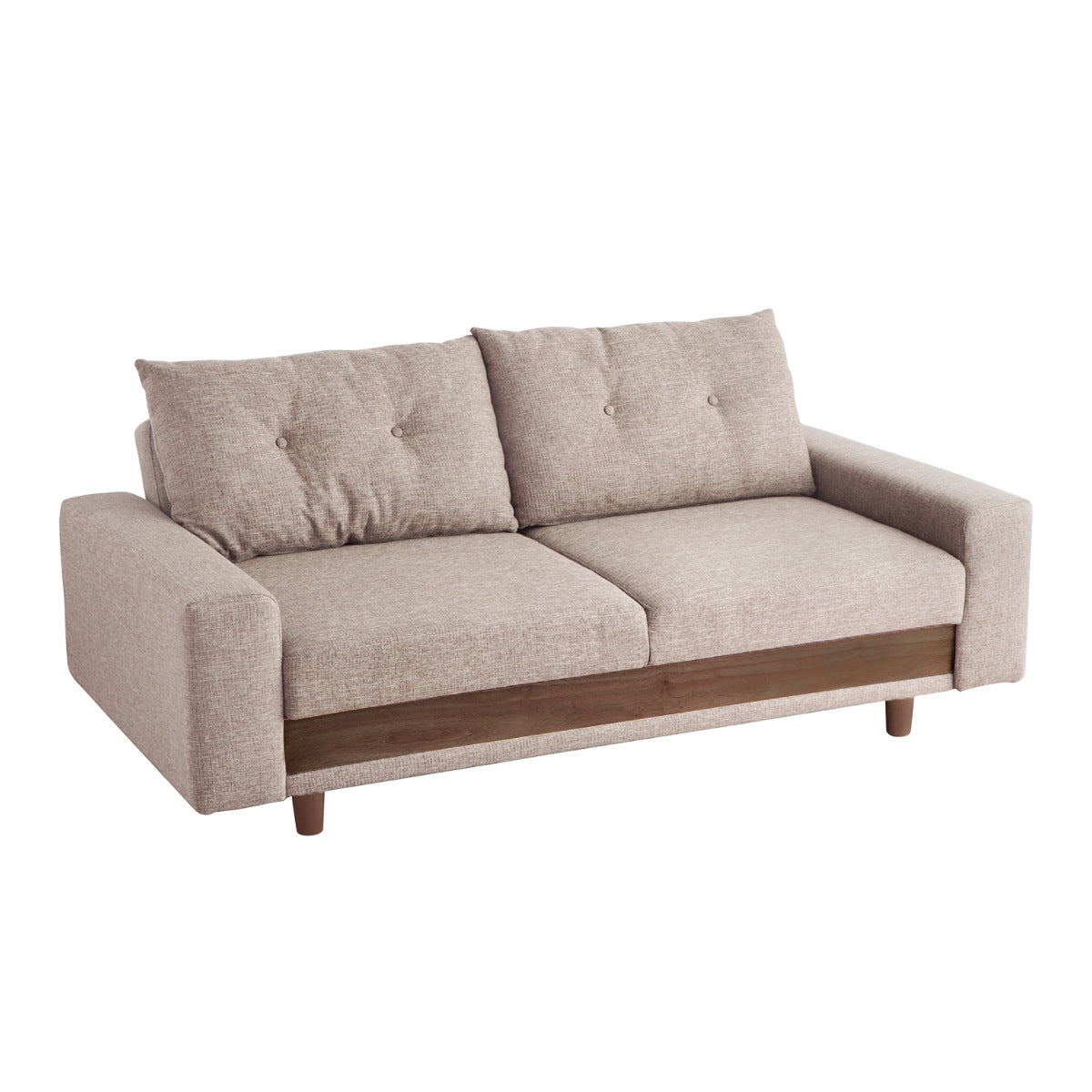 ソファベッド 幅165cm 2人掛け 2.5人掛け ケイシー 座面下収納付き