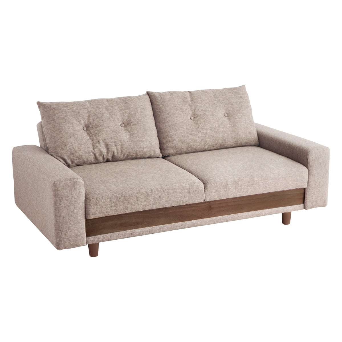 ソファベッド 幅165cm 2人掛け 2.5人掛け ケイシー 座面下収納付き