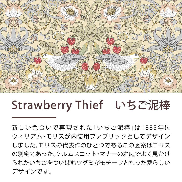 肌掛け布団シングルいちご泥棒V＆A洗濯OK