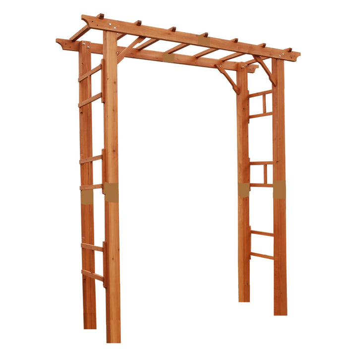 アーチ天然木製フレックスパーゴラアーチ幅190cm