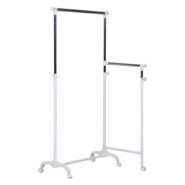 ハンガーラック3WAYハンガーキャスター付き