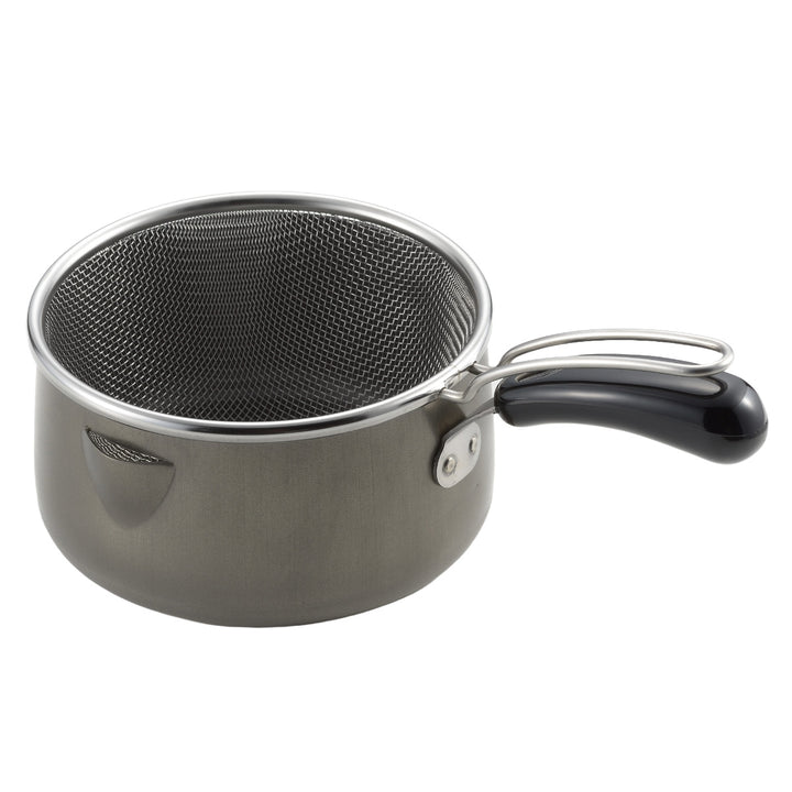 天ぷら鍋16cmIH対応ストレーナー付きお弁当フライヤー日本製