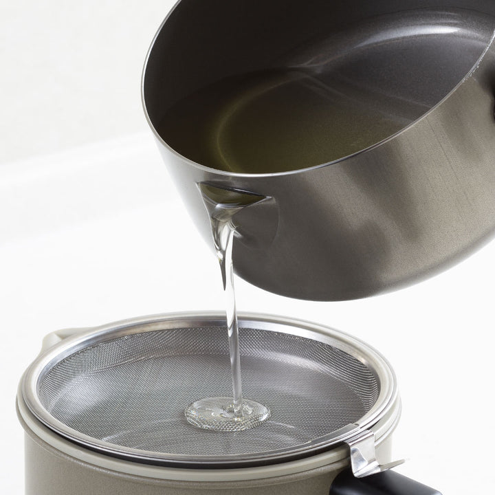 天ぷら鍋16cmIH対応ストレーナー付きお弁当フライヤー日本製