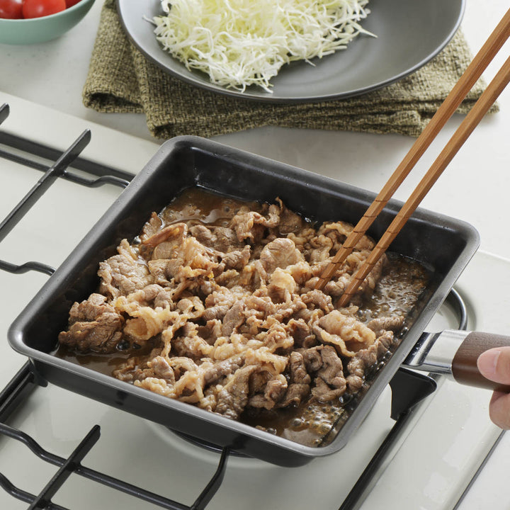 卵焼き器20×20cmIH対応鉄製ワイド日本製正方形