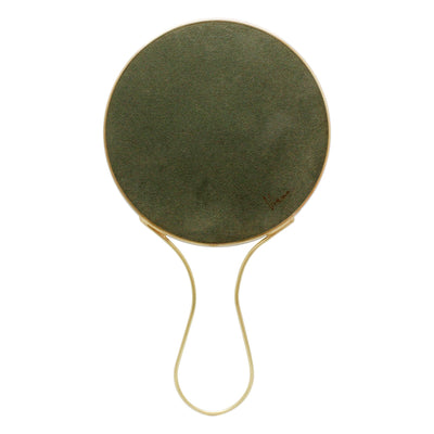 ハンドミラー ウォールミラー Lサイズ 2WAY 真鍮 ビアノ