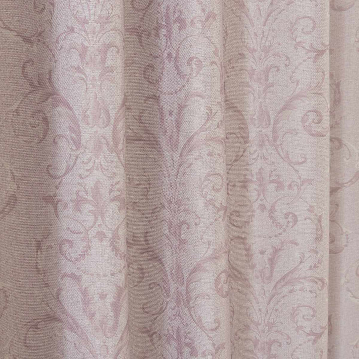 カーテン3級遮光シャロン100×135～200cm2枚形状記憶洗えるローズ